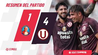 Juan Pablo II 1-4 Universitario: resumen de hoy, mejores jugadas y goles | #Liga1TeApuesto2026