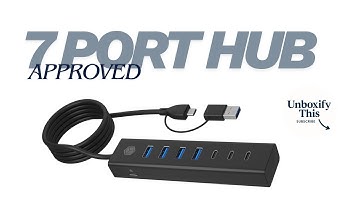 ICYBOX 7-Port USB Hub Unboxing