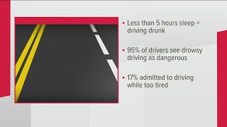 Drowsy driving increases risks on the road: AAA