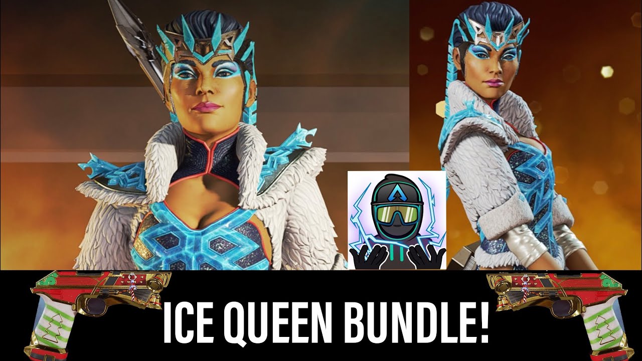 New Apex Legends Ice Queen Bundle Loba Crystalline Perfection & P2020
