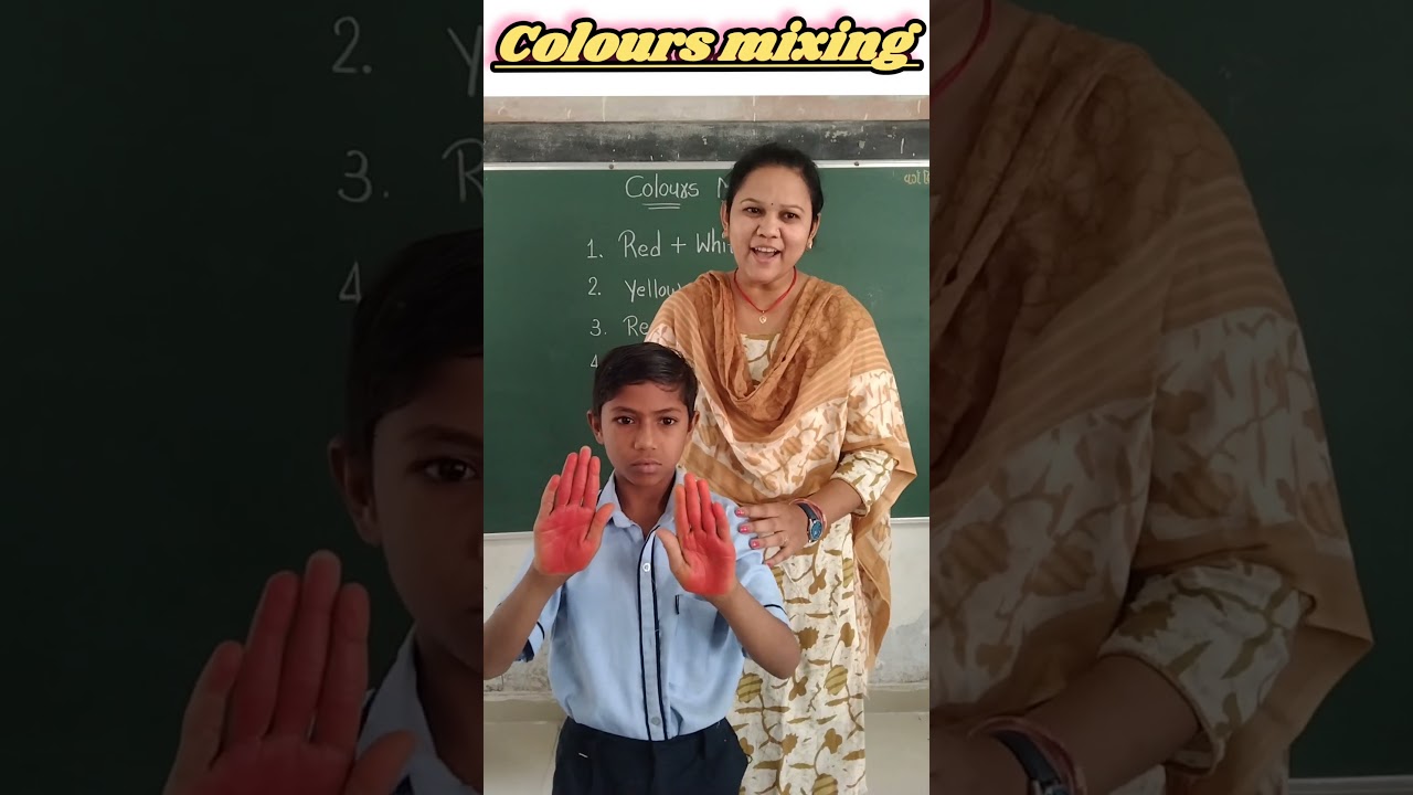 Colours Mixing/Brain Test/innovative ideas 