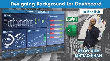 How to Create Background for Excel Dashboard - Customer Success Dashboard in English