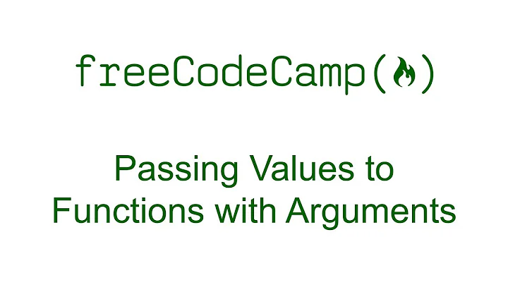 Passing Values to Functions with Arguments - Free Code Camp