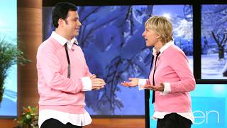 Jimmy Kimmel Shows Up Dressed Just Like Ellen