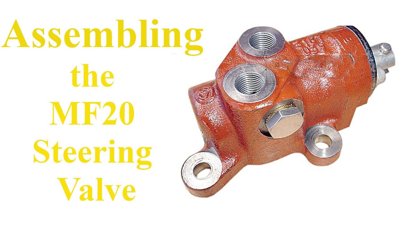 Assembling the MF20 Steering Valve