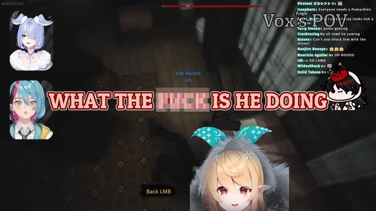 Pomu and Elira Singing Fireworks While Vox Getting Beaten up by Bigfoot