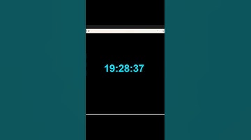 Digital clock using python Turtle programming