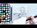 Relaxing Coloring: Town & Balloon OGİ Vol 29