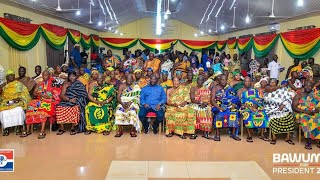 Dormaahene Clashes With Bawumia During Bono Camp Tour With House Of Chiefs