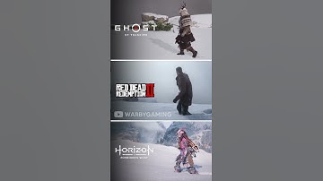 Ghost of Tsushima vs RDR2 vs Horizon Forbidden West | Snow Physics
