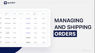 How to Manage and Ship Your Spocket Supplier Orders
