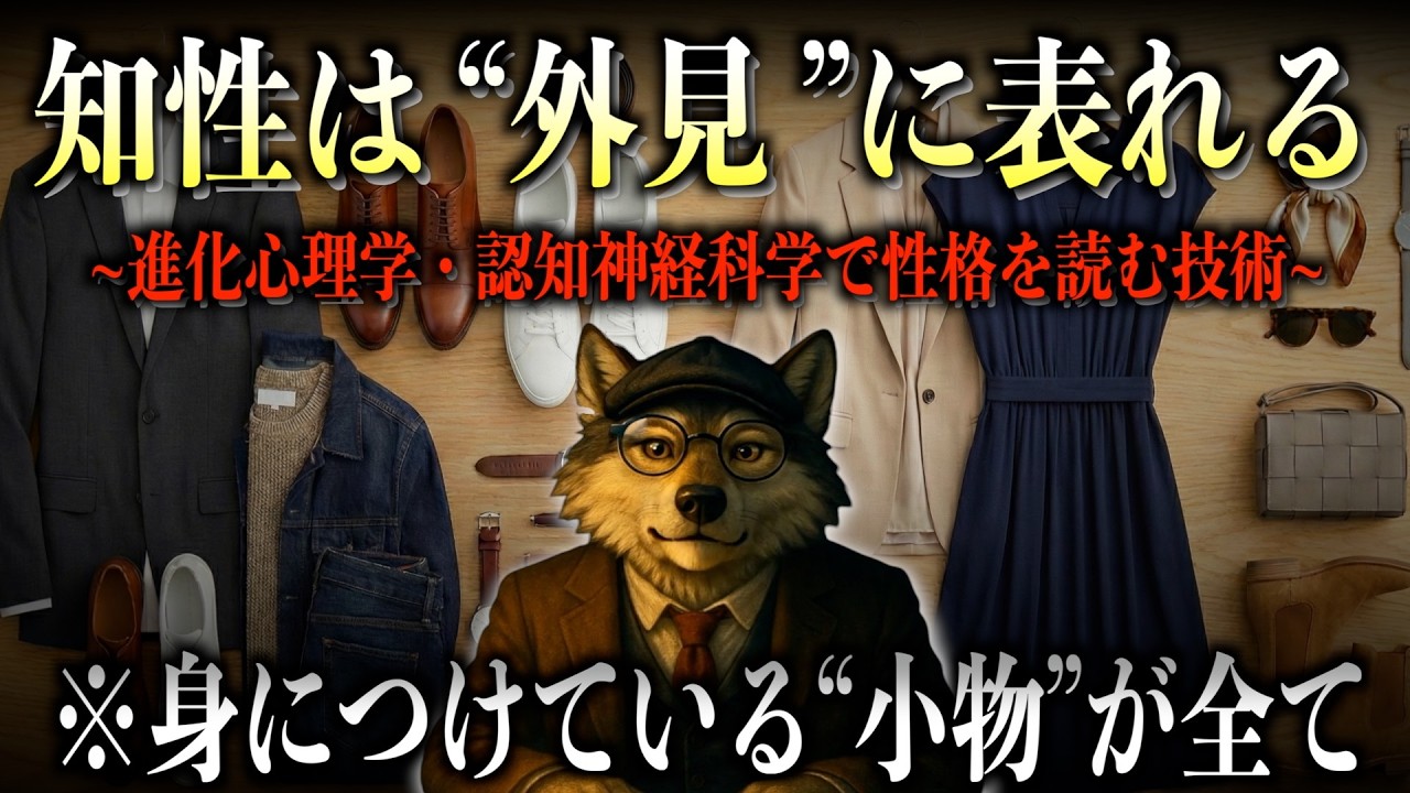 【心理学】なぜ頭の良い人達は高確率でこの“服”と“小物”を使うのか？外見で知性を見抜く方法 5選【科学的根拠あり】