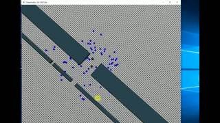 SteerSuite custom testcase simulation