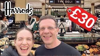 £30 HARRODS FOOD HALL CHALLENGE w/ Papa Booth