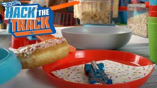 Breakfast Track Hack Challenges 🍳🥞 + More Car DIY Videos for Kids | Hot Wheels