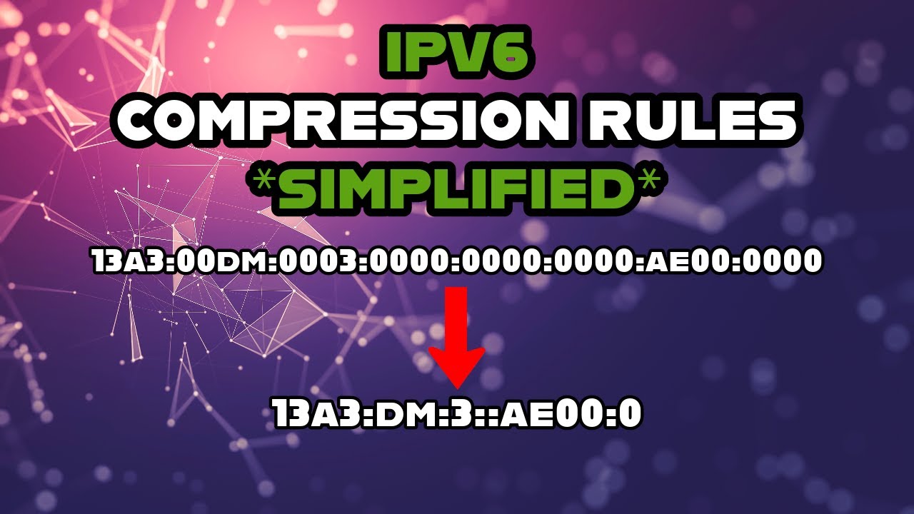 How To EASILY Shorten a IPv6 Address IPv6 Compression Rules YouTube