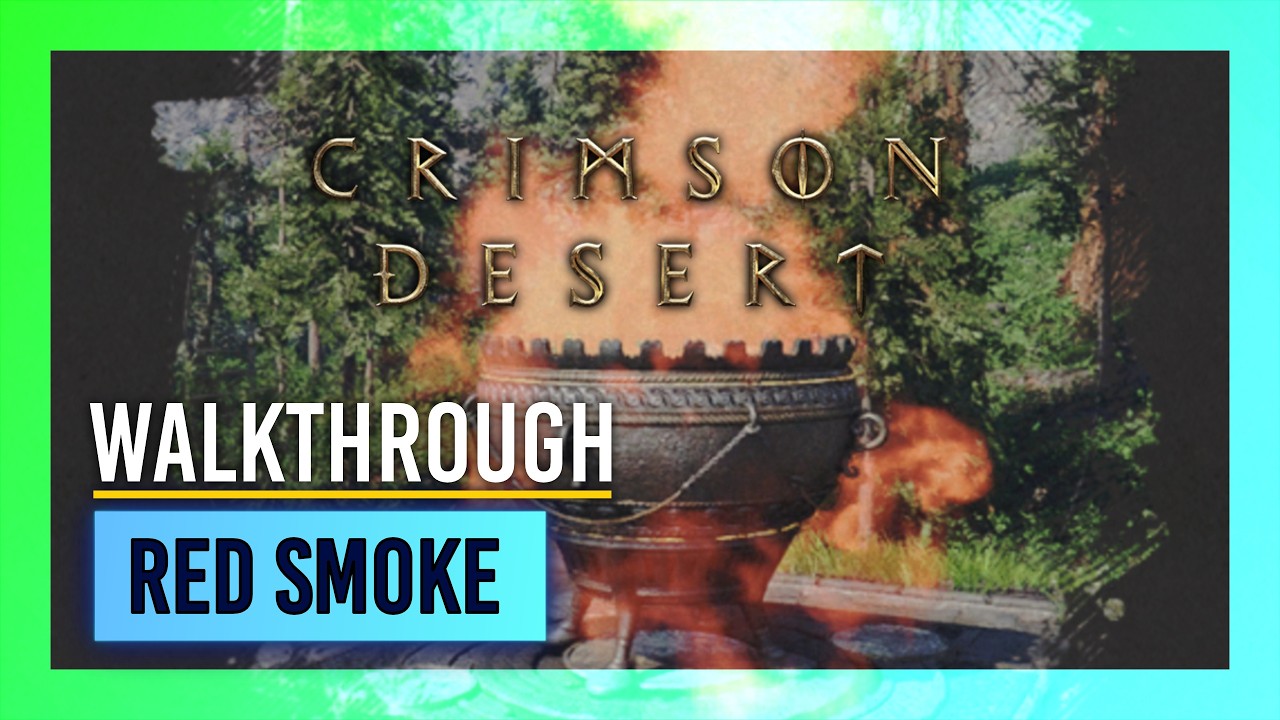 Investigate the red smoke | The Black Bears and The Red Smoke | Crimson Desert Walkthrough thumbnail