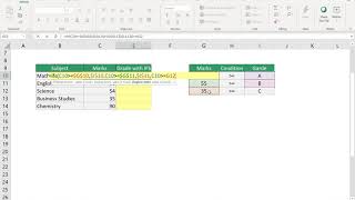Few minutes with Excel - Lesson 26 - IF Part 5 - IFS, IFERROR and Absolute Cell References