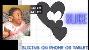 Teaching you How to slice on a Phone or Tablet in cricut design space: R Custom Designz