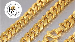 22CT Gold chain new designs | light weight chains 10 to 50 Gm | Royal Gold
