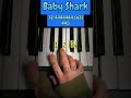 BABY SHARK Pinkfong Baby Shark Easy Piano Tutorial Howto Play Babyshark