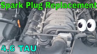 How to change spark plugs on a 4.6 genesis sedan