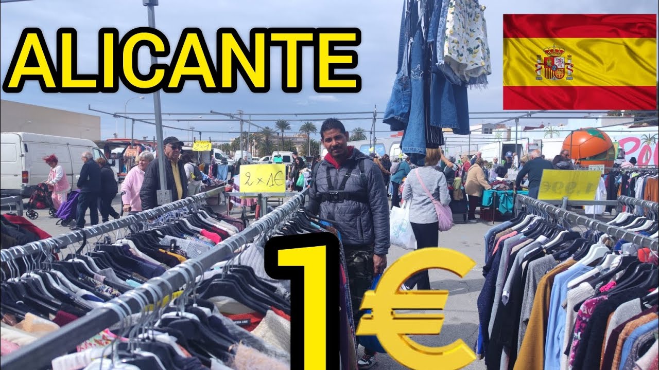 Así es un MERCADILLO en ALICANTE, SANTA POLA, ESPAÑA 🇪🇸