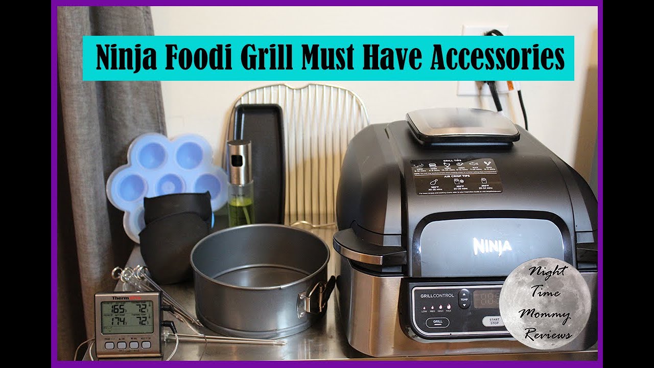 NINJA FOODI GRILL MUST HAVE ACCESSORIES  Demo Baking a cake in the Ninja  Foodi Grill 