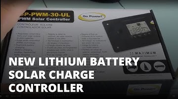 New Go Power Lithium Battery Compatible Solar Charge Controller 30 Amps