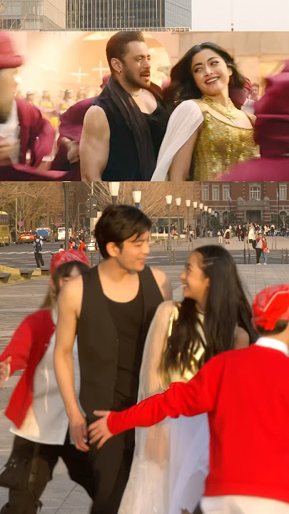 #Sikandar  Naache from Japan😊✨👍 #salmankhan #rashmika