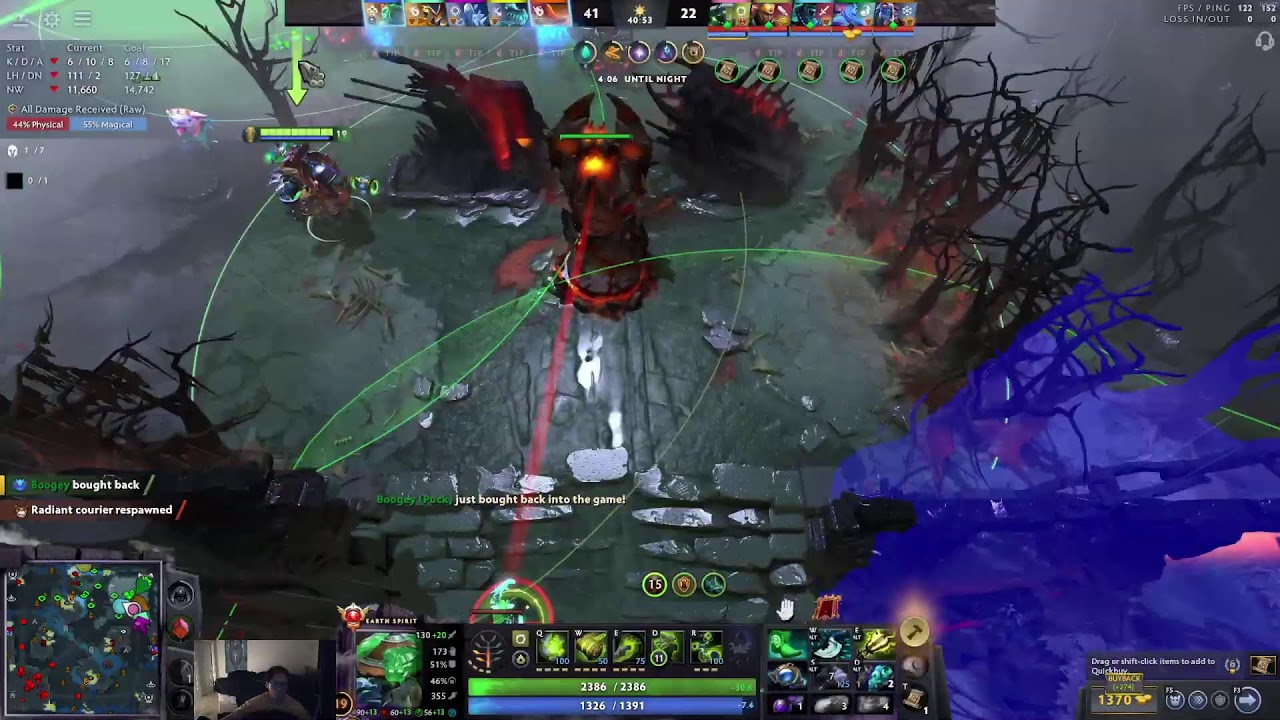 Grandmaster Earth Spirit | High-MMR Support Gameplay | Dota 2 Ranked | Patch 7.40c