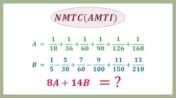 #The value of 8A + 14B is?  #NMTC(AMTI) Exam Question #Olympiad Exam #Number System