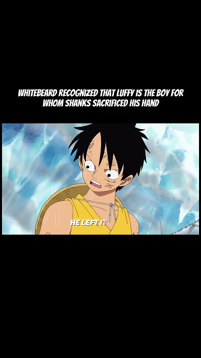 The Moment Whitebeard Acknowledged Luffy. #anime #onepiece #shorts #amv #story #luffy #amvedit