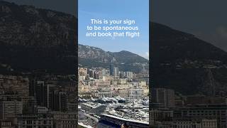 Would you fly to Monaco for the day? ✈️🇲🇨 #f1 #monaco #travel