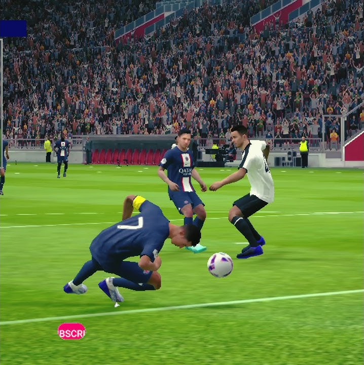 Acuña and Ronaldo tries to get it but😐 | eFootball 23 | #efootball #shorts #acuña #ronaldo