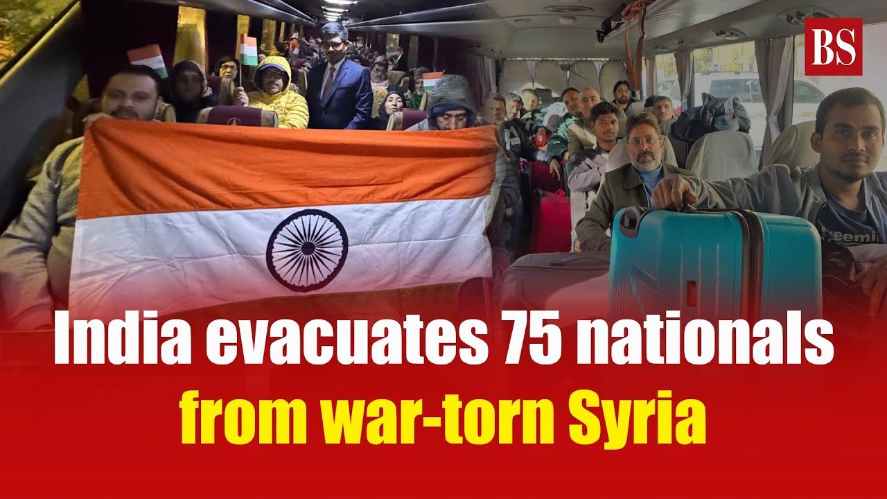 India's Heroic Evacuation: India evacuates 75 nationals from war-torn Syria | Bashar al-Assad