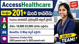 AccessHealthcare Company Job Vacancies || Latest Hyderabad Jobs || Computer Training Jobs ||Bpojobs 