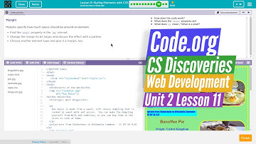 Styling with CSS - Lesson 11.10 - Web Development Code.org CS Discoveries