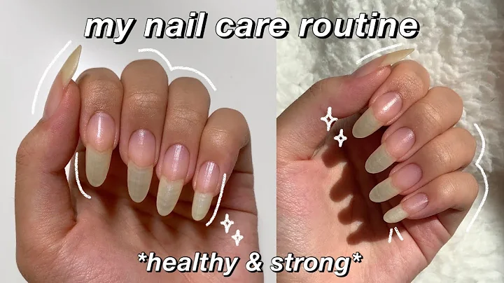 NAIL CARE ROUTINE + HOW TO FILE AND SHAPE YOUR NAI...
