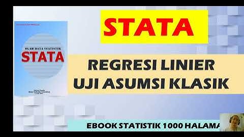 STATA UJI ASUMSI KLASIK REGRESI LINIER