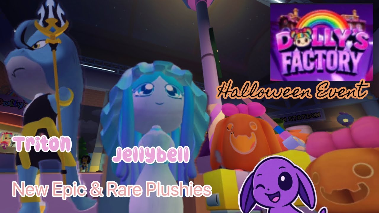 Dolly's Factory - Halloween Event New Plushies Jellybell & Triton 🥳