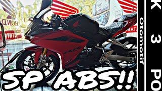 Type PALING WORTH IT PUOL!! SP ABS! || Walk Around Review : Honda Cbr250rr-Bravery Red Black
