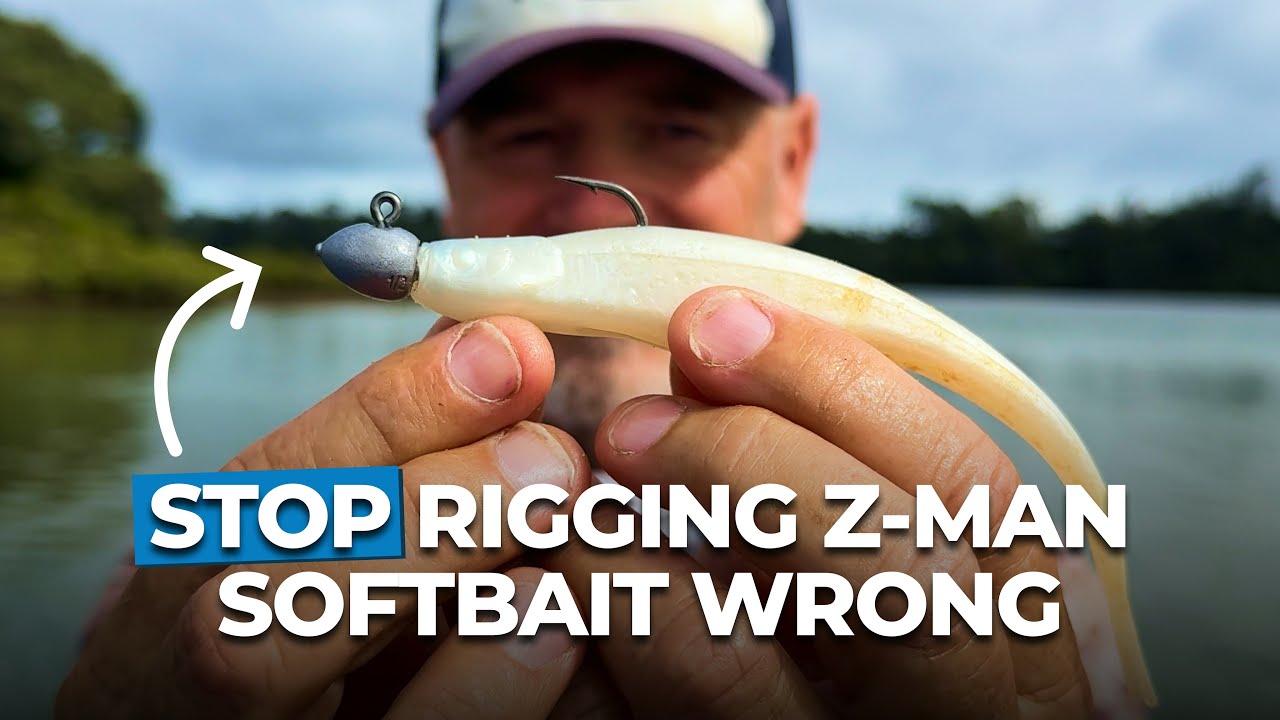 How To Put A Softbait On A Jighead - Z-Man