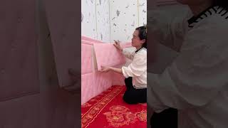 #tatami bedside soft cover #modern minimalist style decoration #wall decoration #shortfeed #shorts screenshot 4