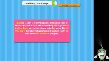 Performing the Mail Merge | Computer Class 6