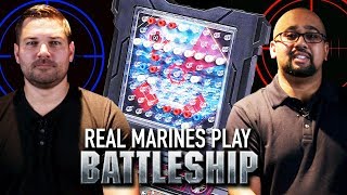 Real Marines Play Battleship