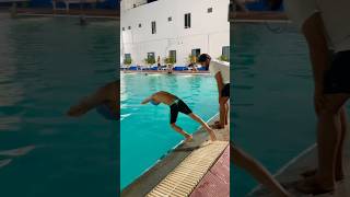 Smooth Dive by a 7-Year-Old 👀 #shorts #swimming #dive
