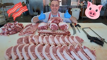 How to butcher a Hog, Step by Step, the Entire Breakdown.
