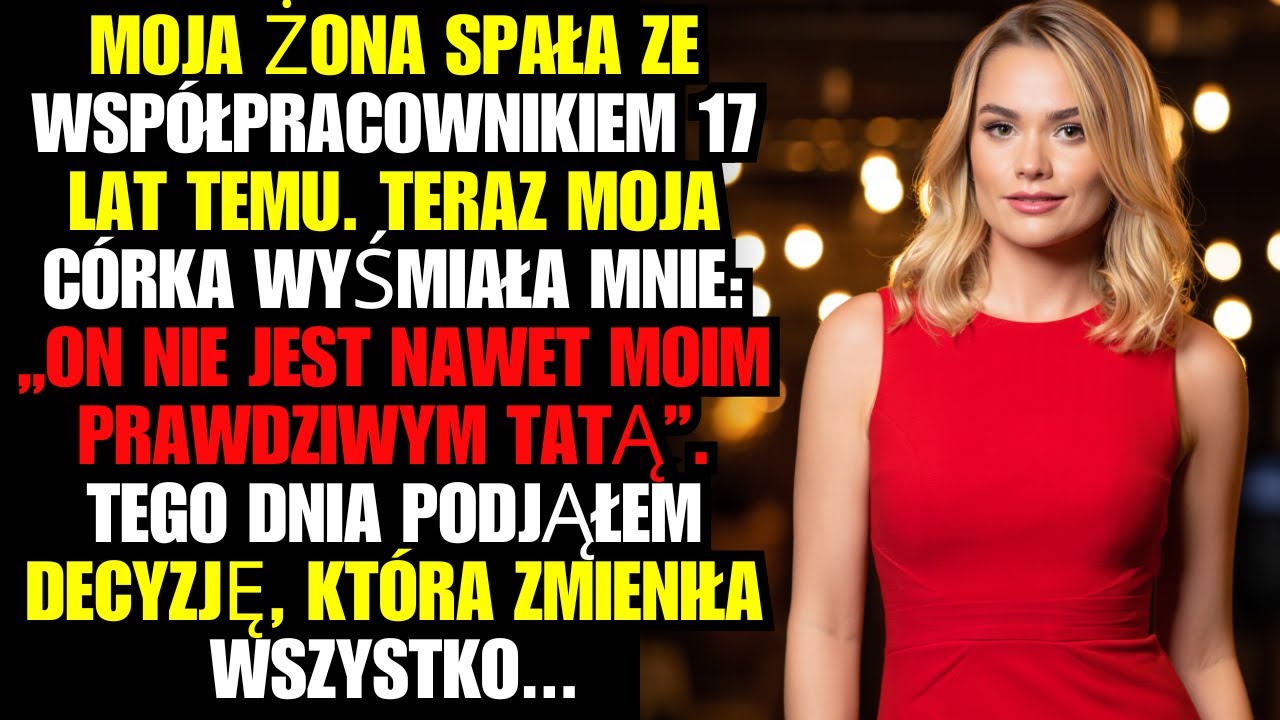 Moja ŻONA SPAŁA ze WSPÓŁPRACOWNIKIEM 17 LAT TEMU. Teraz moja CÓRKA WYŚMIAŁA mnie: „ON nie jest nawet