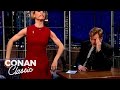 Amy Sedaris Brought A Lot Of Clips - "Late Night With Conan O'Brien"